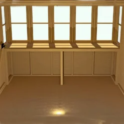 Shire 8 X 6ft Sun Pent Shed - Including Installation -Garden Outdoor Equipment Store 13505294 1034931996534001