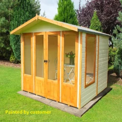 Shire 7 X 7ft Parham Double Door Summerhouse -Garden Outdoor Equipment Store 13505296 2084931992057131