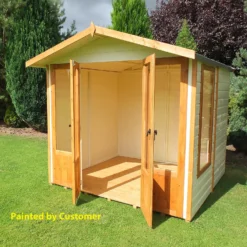 Shire 7 X 7ft Parham Double Door Summerhouse -Garden Outdoor Equipment Store 13505296 7974931992214571