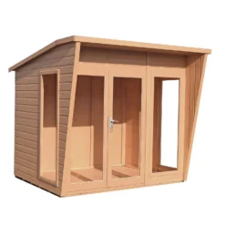 Shire 8 X 6ft Highclere Double Door Summerhouse -Garden Outdoor Equipment Store 13505311 1434933734593751