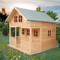 Shire 8 X 10ft Lodge Kids Wooden Playhouse 16 Shire 8 X 10ft Lodge Kids Wooden Playhouse -Garden Outdoor Equipment Store 13505347 2004931995184082