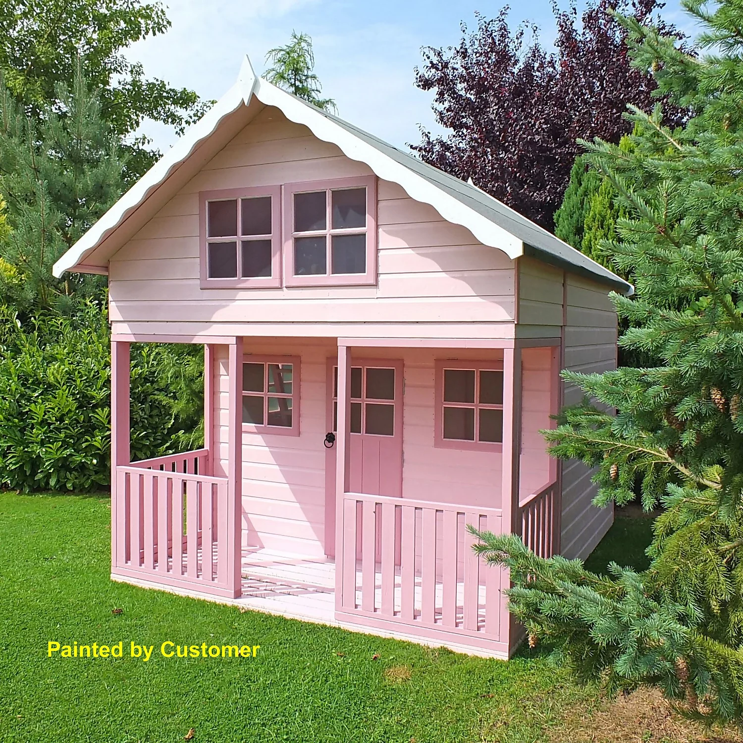 Shire 8 X 10ft Lodge Kids Wooden Playhouse 9 Shire 8 X 10ft Lodge Kids Wooden Playhouse - Image 7
