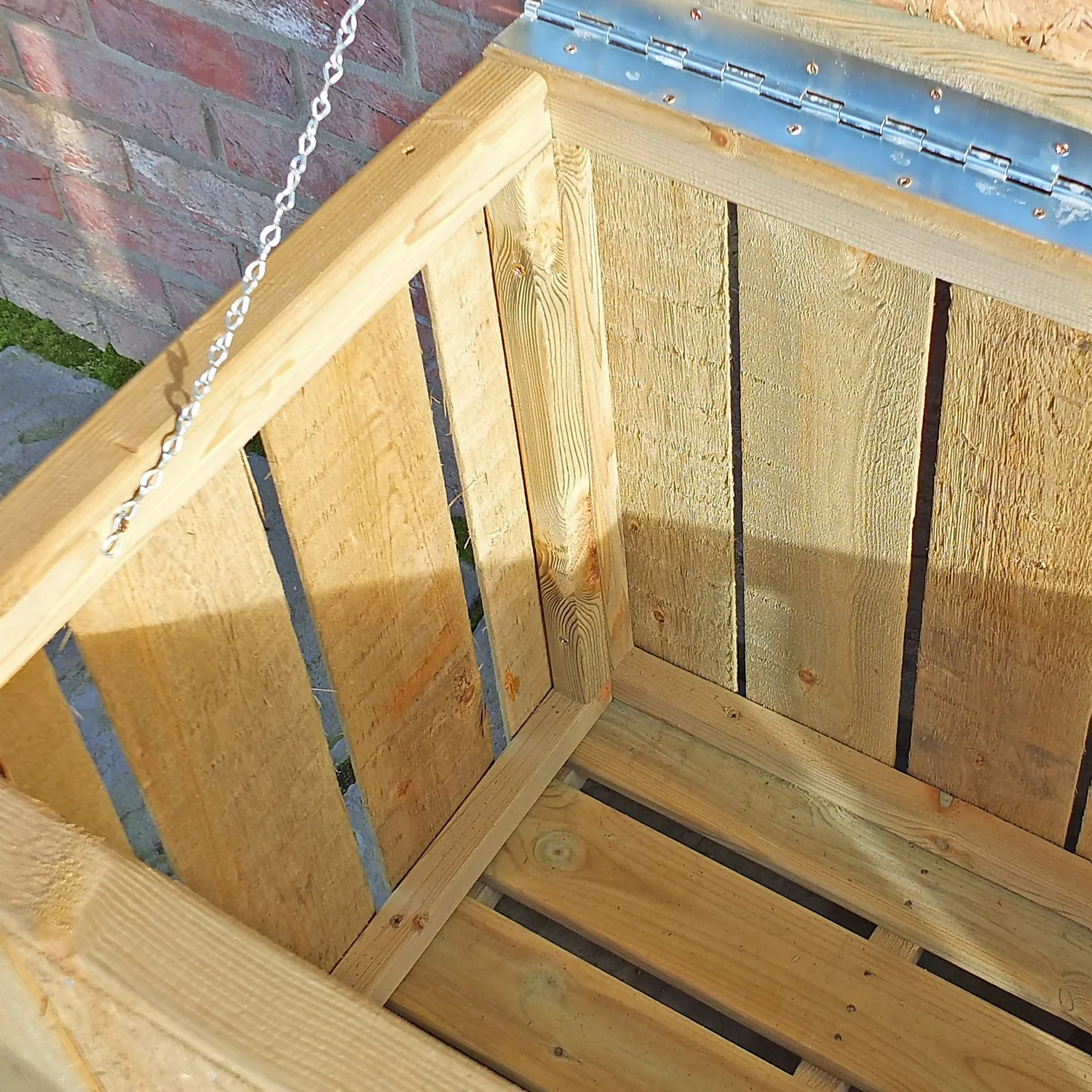 Shire Sawn Timber Garden Storage Log Box 4x2 8 Shire Sawn Timber Garden Storage Log Box 4x2 - Image 6