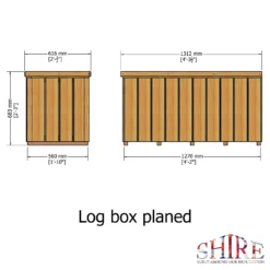 Shire Planed Timber Garden Storage Box 4x2 -Garden Outdoor Equipment Store 13505352 2094932698544684