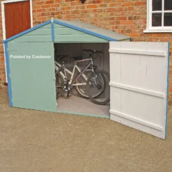 Shire 7 X 3ft Shiplap Double Door Bike Storage -Garden Outdoor Equipment Store 13505353 1524931992851606