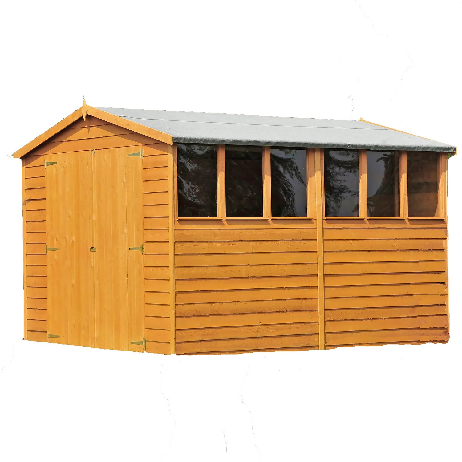 Shire 12x6ft Overlap Garden Shed - Including Installation 3 Shire 12x6ft Overlap Garden Shed - Including Installation