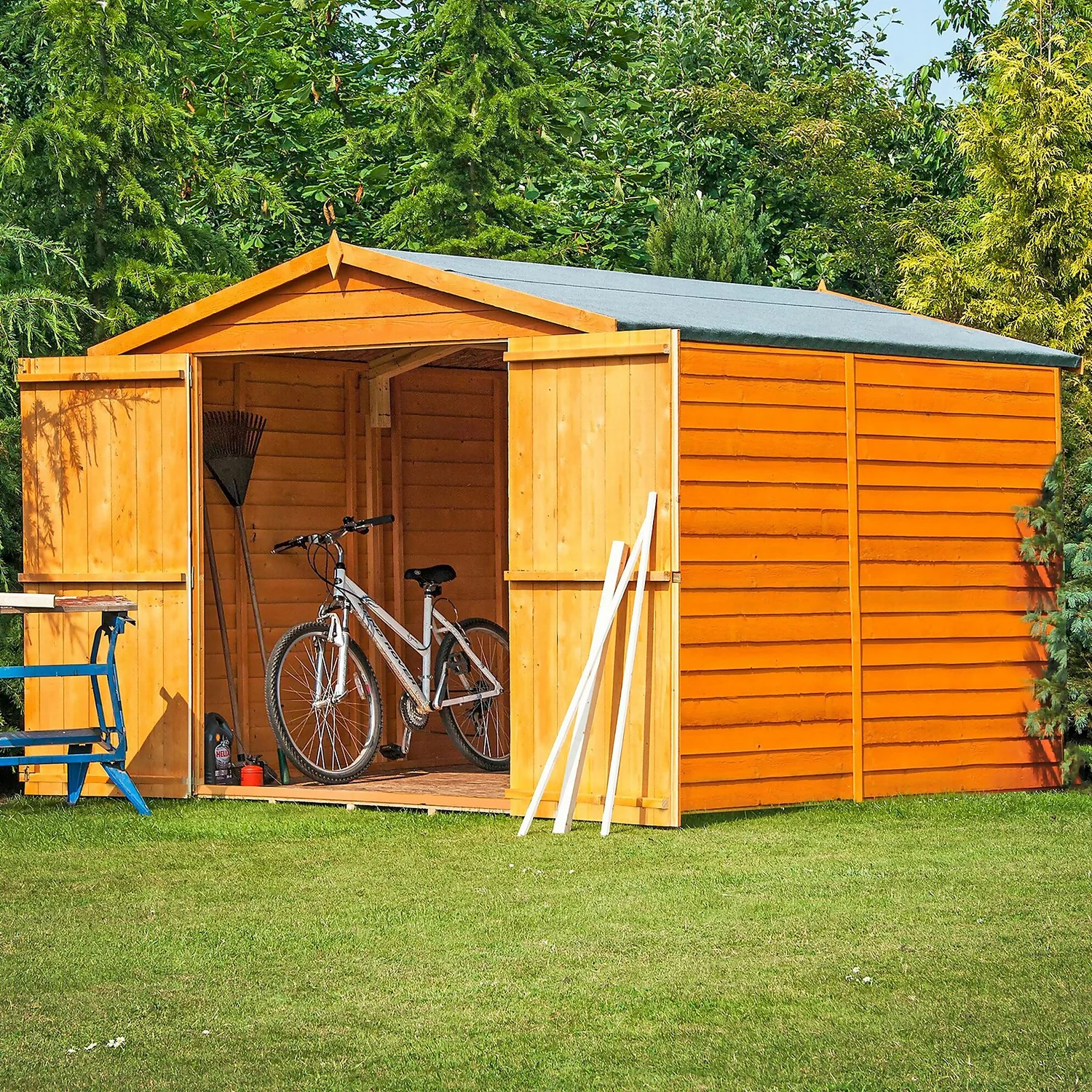 Shire 10x8 Overlap Garden Shed No Windows - Including Installation 4 Shire 10x8 Overlap Garden Shed No Windows - Including Installation - Image 2