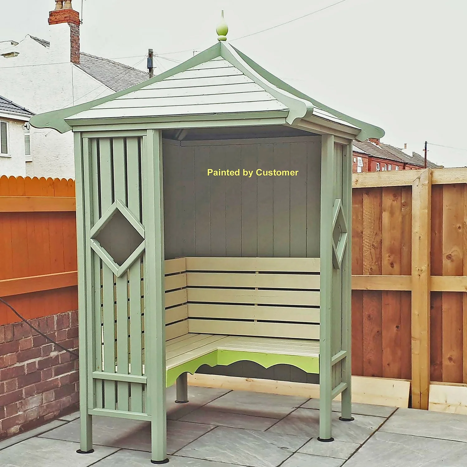 Shire 5x5 Corner Garden Arbour 8 Shire 5x5 Corner Garden Arbour - Image 6