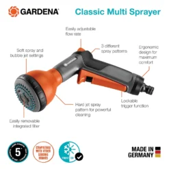 GARDENA Classic Multi-Sprayer -Garden Outdoor Equipment Store 13514455 1214926525285465