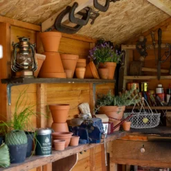 Forest Garden Shiplap Tongue & Groove Dip Treated 8x6 Wooden Potting Shed -Garden Outdoor Equipment Store 13523732 7574937074484298