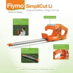 Flymo SimpliCut Cordless Hedge Trimmer -Garden Outdoor Equipment Store 13524808 1594936857993480