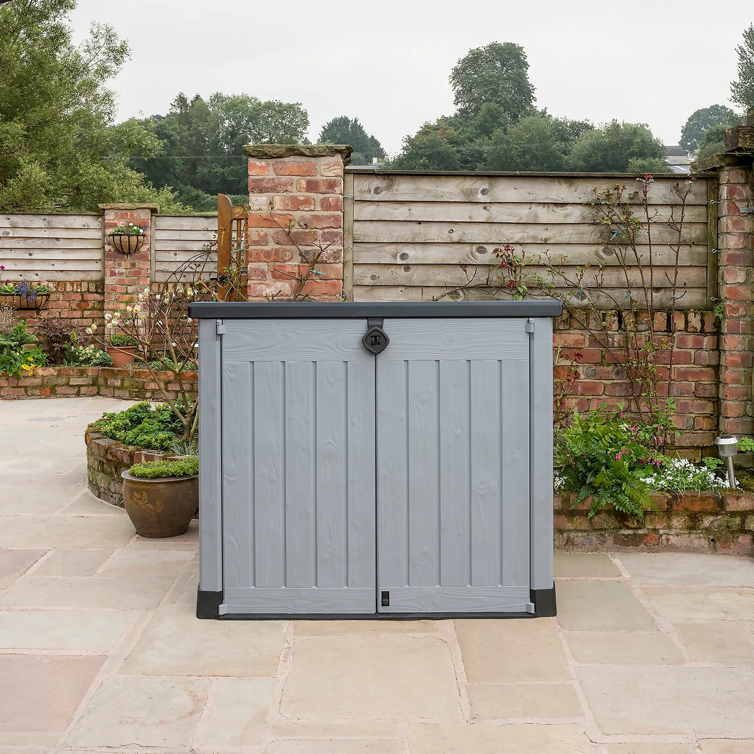 Keter Store It Out Ace Outdoor Garden Storage Shed 1200L - Grey / Graphite 4 Keter Store It Out Ace Outdoor Garden Storage Shed 1200L - Grey / Graphite - Image 2