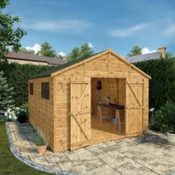 Mercia 12ft X 10ft Premium Shiplap Modular Workshop Shed 20 Mercia 12ft X 10ft Premium Shiplap Modular Workshop Shed -Garden Outdoor Equipment Store 13555747 3374949336736384