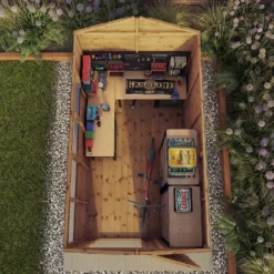 Mercia 10ft X 6ft Premium Shiplap Apex Shed -Garden Outdoor Equipment Store 13555775 1894949337217596