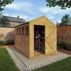 Mercia 10ft X 6ft Premium Shiplap Apex Shed -Garden Outdoor Equipment Store 13555775 2074949337168408