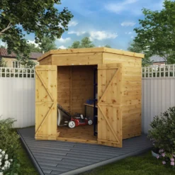 Mercia 7ft X 7ft Premium Shiplap Corner Shed -Garden Outdoor Equipment Store 13555793 3014949334315588