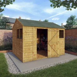 Mercia 10ft X 8ft Premium Shiplap Reverse Apex Shed - Including Installation 20 Mercia 10ft X 8ft Premium Shiplap Reverse Apex Shed - Including Installation -Garden Outdoor Equipment Store 13555795 3994949333118945
