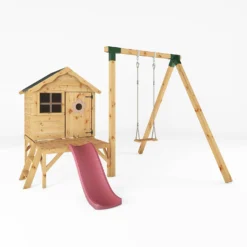 Mercia 4ft X 4ft Snug Wooden Playhouse With Tower
