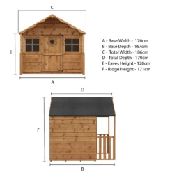 Mercia 5ft X 6ft Honeysuckle Wooden Playhouse 19 Mercia 5ft X 6ft Honeysuckle Wooden Playhouse -Garden Outdoor Equipment Store 13555812 8914949335898235