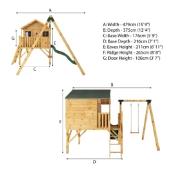 Mercia 5ft X 6ft Honeysuckle Wooden Playhouse - Installation Included 19 Mercia 5ft X 6ft Honeysuckle Wooden Playhouse - Installation Included -Garden Outdoor Equipment Store 13555816 2104951880055144