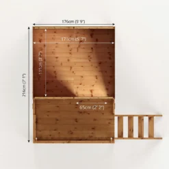 Mercia 5ft X 6ft Pent Wooden Playhouse With Tower - Installation Included -Garden Outdoor Equipment Store 13555820 2004951147616580