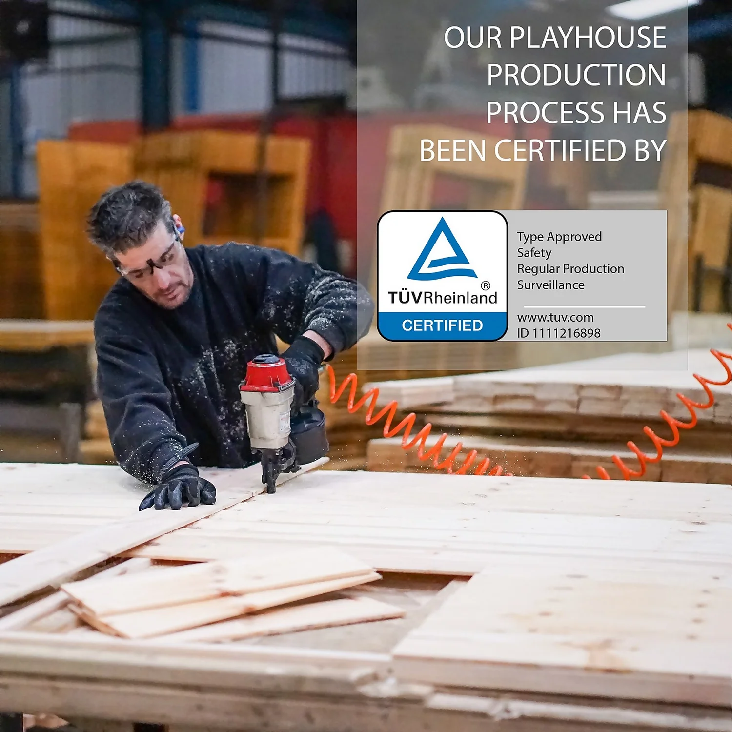 Mercia 7ft X 5ft Swiss Cottage Double Storey Playhouse 5 Mercia 7ft X 5ft Swiss Cottage Double Storey Playhouse - Image 3