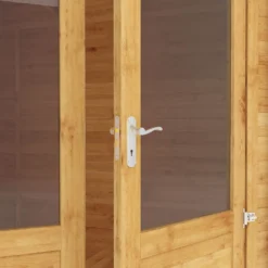 Mercia 3m X 3m Corner Log Cabin 44mm -Garden Outdoor Equipment Store 13555839 1615025546234807