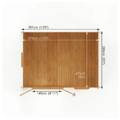 Mercia 4m X 3m Home Office Log Cabin 28mm 21 Mercia 4m X 3m Home Office Log Cabin 28mm -Garden Outdoor Equipment Store 13555840 1585025545267712