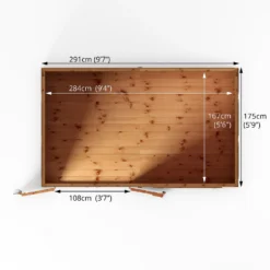 Mercia 10ft X 6ft Premium Shiplap Pent Shed - Including Installation -Garden Outdoor Equipment Store 13555852 3545011477989108