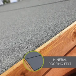 Mercia 10ft X 6ft Premium Shiplap Pent Shed - Including Installation -Garden Outdoor Equipment Store 13555852 9685011477940193