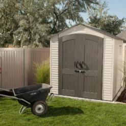 Lifetime Plastic Outdoor Storage Shed - 7x7ft -Garden Outdoor Equipment Store 13660826 4494949045632983