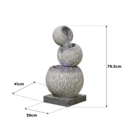 Stylish Fountain Illusion Falls Water Feature With LEDs -Garden Outdoor Equipment Store 13846045 1394978881020436