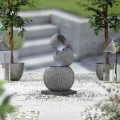 Stylish Fountain Illusion Falls Water Feature With LEDs -Garden Outdoor Equipment Store 13846045 3854962027687717