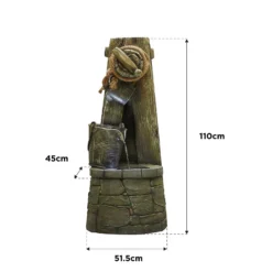 Stylish Fountain Enchanted Well Water Feature With LEDs 11 Stylish Fountain Enchanted Well Water Feature With LEDs -Garden Outdoor Equipment Store 13846056 7074962027676998