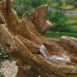 Stylish Fountain Knotted Willow Falls Water Feature With LEDs -Garden Outdoor Equipment Store 13846064 1284962028036575