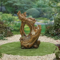 Stylish Fountain Knotted Willow Falls Water Feature With LEDs -Garden Outdoor Equipment Store 13846064 9054962027963141
