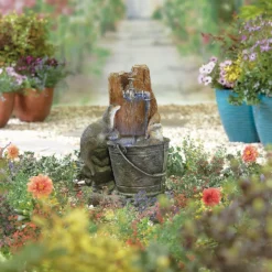 Stylish Fountain Playful Otters Water Feature With LEDs 15 Stylish Fountain Playful Otters Water Feature With LEDs -Garden Outdoor Equipment Store 13846072 1994962027889299