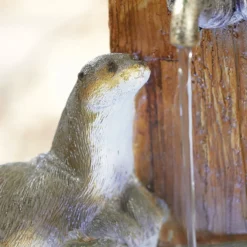 Stylish Fountain Playful Otters Water Feature With LEDs 16 Stylish Fountain Playful Otters Water Feature With LEDs -Garden Outdoor Equipment Store 13846072 8474962027929886