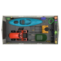 Lifetime 15 X 8ft Rough Cut Dual Entry Outdoor Storage Shed - Installation Included 20 Lifetime 15 X 8ft Rough Cut Dual Entry Outdoor Storage Shed - Installation Included -Garden Outdoor Equipment Store 13911316 3774978028333871