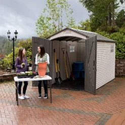 Lifetime 7 X 12ft Outdoor Storage Shed - Installation Included 15 Lifetime 7 X 12ft Outdoor Storage Shed - Installation Included -Garden Outdoor Equipment Store 13911317 6224978028092695