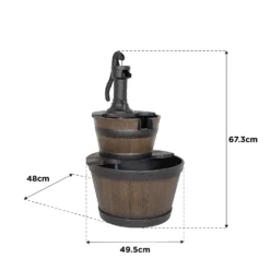 Stylish Fountain Whiskey Barrels Garden Water Feature 20 Stylish Fountain Whiskey Barrels Garden Water Feature -Garden Outdoor Equipment Store 13944159 4655005845151116