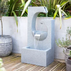 Stylish Fountain Ango Falls Garden Water Feature With LEDs 11 Stylish Fountain Ango Falls Garden Water Feature With LEDs -Garden Outdoor Equipment Store 13947169 1245005844315910
