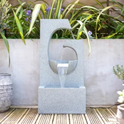 Stylish Fountain Ango Falls Garden Water Feature With LEDs 15 Stylish Fountain Ango Falls Garden Water Feature With LEDs -Garden Outdoor Equipment Store 13947169 2065005844485926
