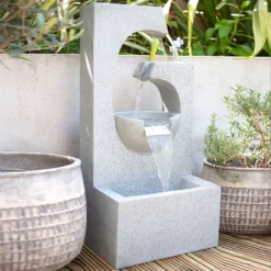 Stylish Fountain Ango Falls Garden Water Feature With LEDs 14 Stylish Fountain Ango Falls Garden Water Feature With LEDs -Garden Outdoor Equipment Store 13947169 4305005844444559