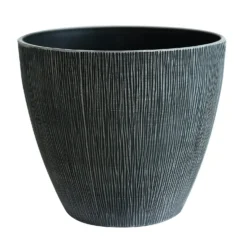 Grey Bark Planter - 23cm
