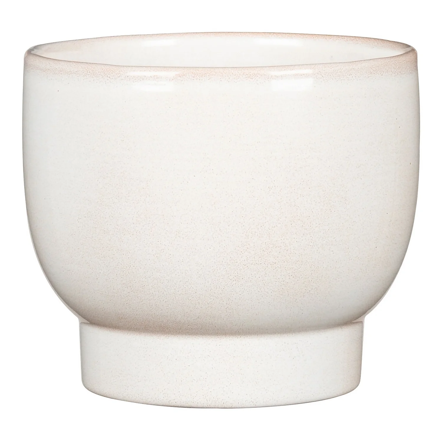 Scheurich Opale Smooth White Indoor Pot - 15cm 3 Scheurich Opale Smooth White Indoor Pot - 15cm