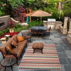 Homebase Outdoor Rug - Bohemian 120x180cm 7 Homebase Outdoor Rug - Bohemian 120x180cm -Garden Outdoor Equipment Store 13953334 7804989199384002