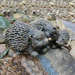 Bronze Look Hedgehog Family Garden Ornament -Garden Outdoor Equipment Store 13965951 6055014597051638