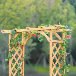 Homebase Wooden Garden Arched Trellis With Planters 13 Homebase Wooden Garden Arched Trellis With Planters -Garden Outdoor Equipment Store 13967032 6315014369254225