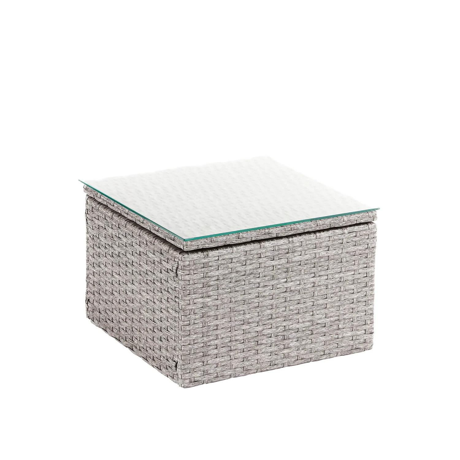 Alexandria Rattan Effect Garden Corner Sofa Set - Ash Grey 6 Alexandria Rattan Effect Garden Corner Sofa Set - Ash Grey - Image 4